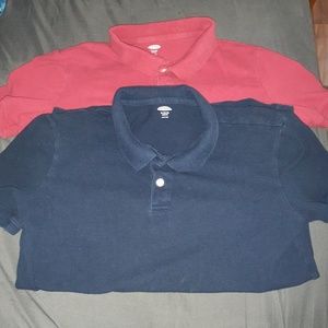 2 polos, not just 1- Husky size boys polos